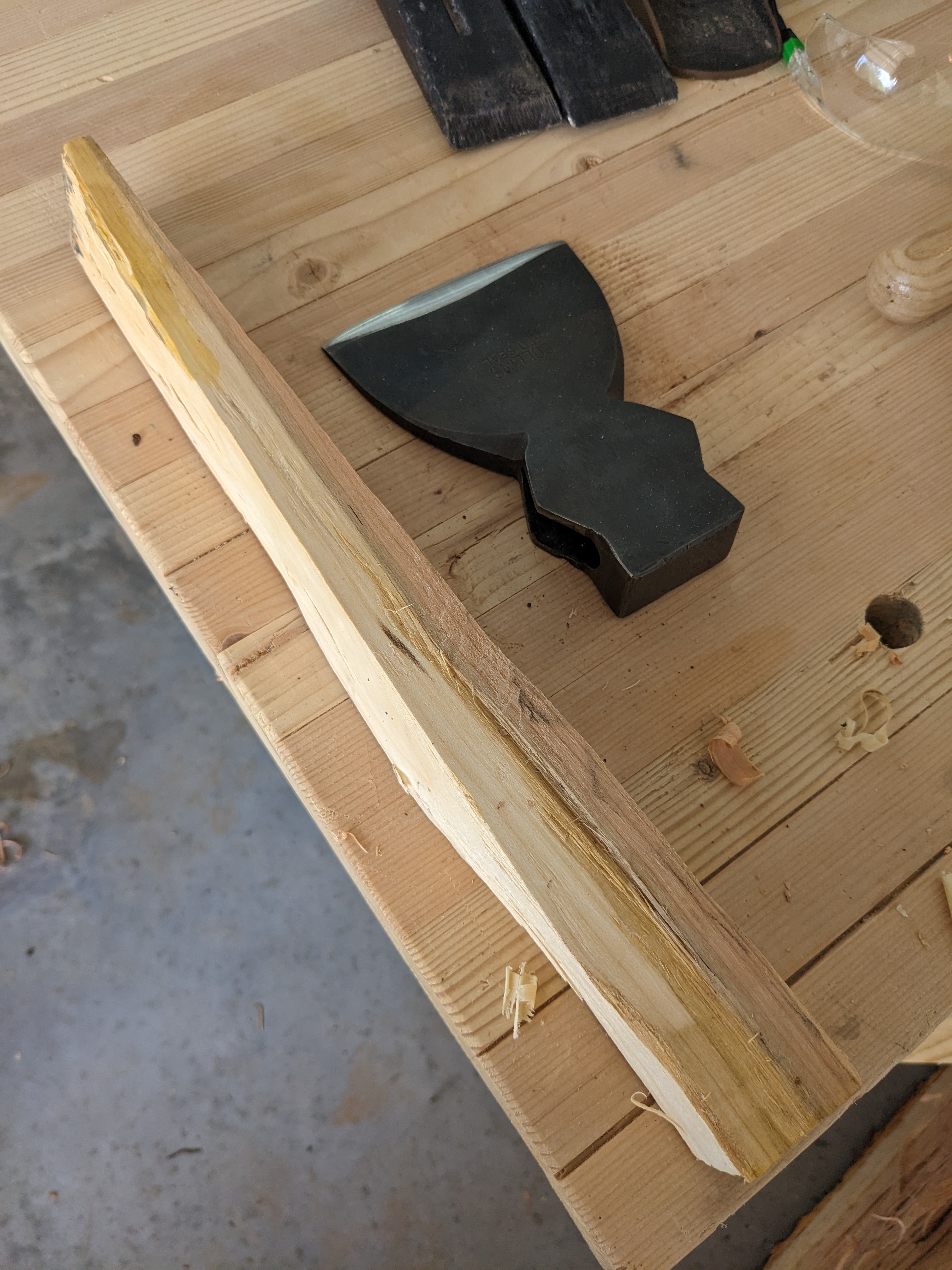 Axe Handle woodworking project hero image.