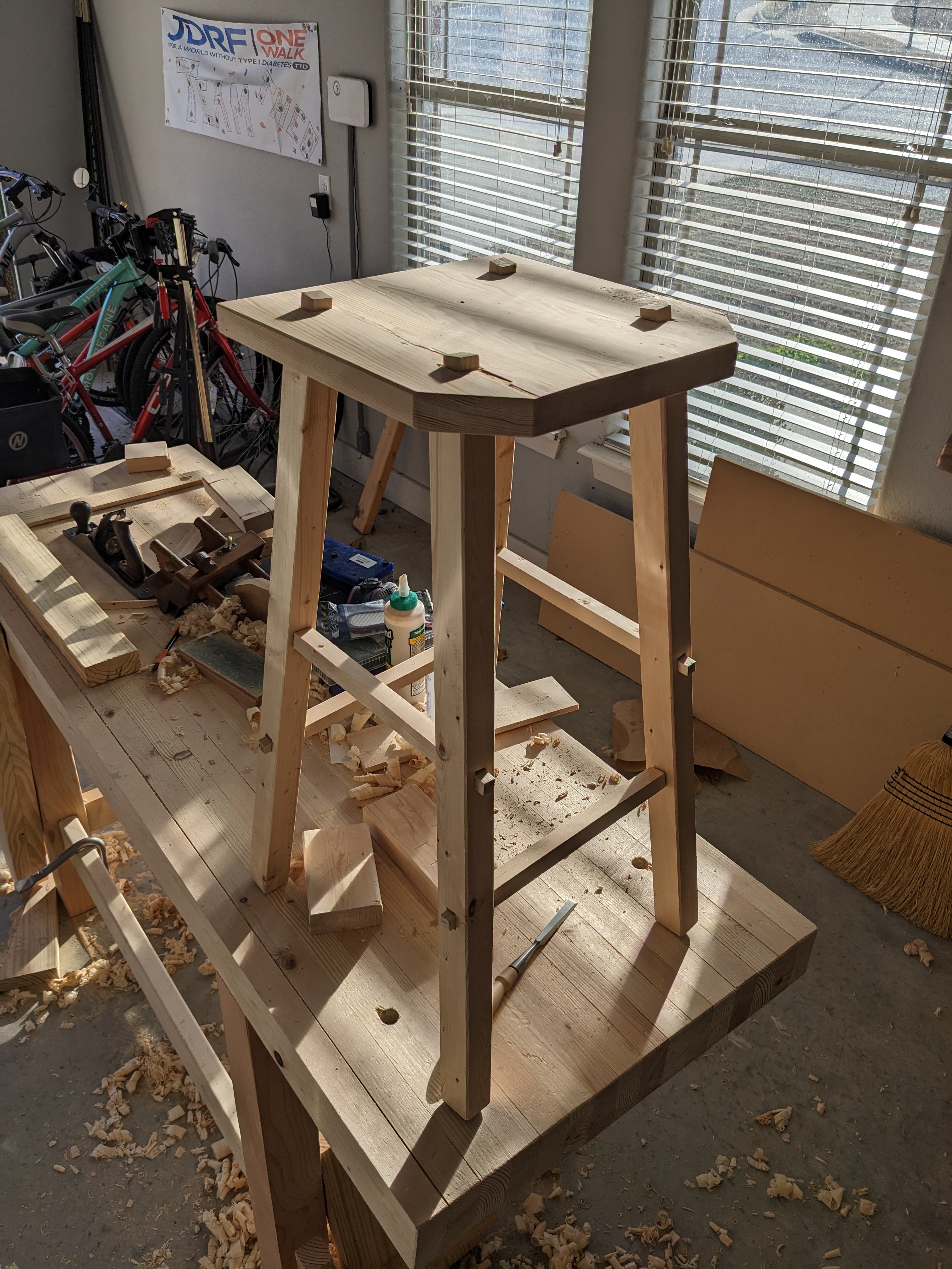 Pine Stool photo 2.