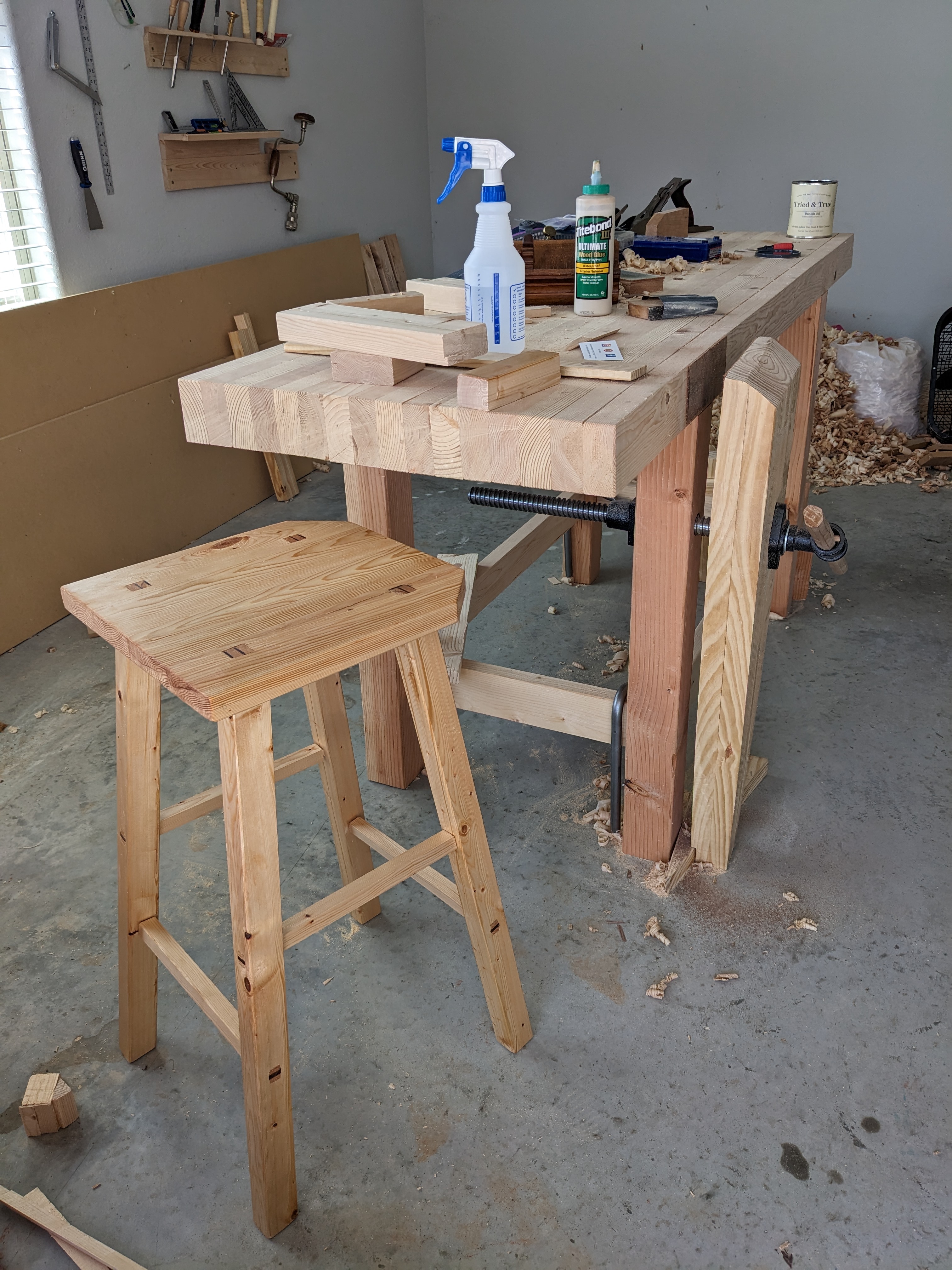 Pine Stool photo 6.